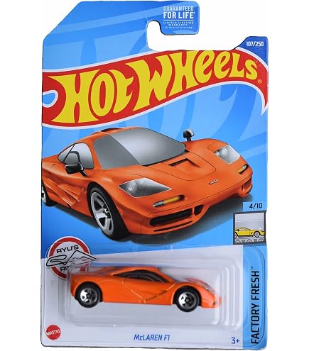 Amazon | ダイキャスト ホットウィール マクラーレン F1 GTR、レトロ